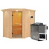 Karibu Sauna traditionnel Bois naturel