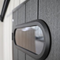 Jôbu Abri de jardin résine Polypropylène Gris 1.24m²