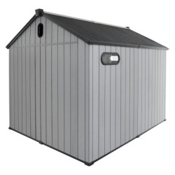 Jôbu Abri de jardin résine Polypropylène Gris 5.3m²