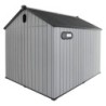 Jôbu Abri de jardin résine Polypropylène Gris 5.3m²
