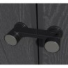 Jôbu Abri de jardin résine Polypropylène Gris 5.3m²