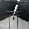 Jôbu Abri de jardin résine Polypropylène Gris 5.3m²