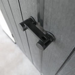 Jôbu Abri de jardin résine Polypropylène Gris 6.7m²