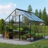Vitavia Serre de jardin en verre Noir 6.7m²