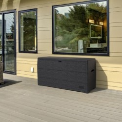 Duramax Coffre de jardin Résine de synthèse Gris