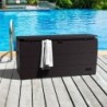 Duramax Coffre de jardin Résine de synthèse Marron