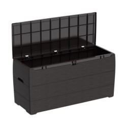 Duramax Coffre de jardin Résine de synthèse Marron