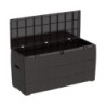 Duramax Coffre de jardin Résine de synthèse Marron