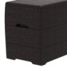 Duramax Coffre de jardin Résine de synthèse Marron