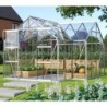 Vitavia Serre de jardin en verre Gris 13m²