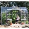 Vitavia Serre de jardin en verre Gris 13m²