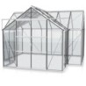 Vitavia Serre de jardin en verre Gris 13m²