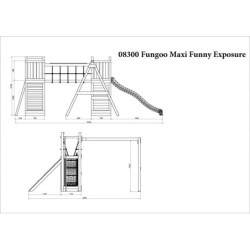 Fungoo Stations de jeux Bois massif