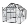 Vitavia Serre de jardin en verre Noir 9.9m²