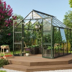 Vitavia Serre de jardin en verre Vert 6.7m²