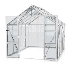 Vitavia Serre de jardin en verre Gris 8.3m²