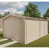 Gardy Shelter Garage bois Bois massif Marron 20.35m²