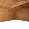 Gardy Shelter Garage bois Bois massif Marron 20.35m²