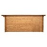 Gardy Shelter Garage bois Bois massif Marron 19.82m²