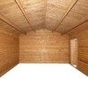 Gardy Shelter Garage bois Bois massif Marron 19.82m²