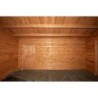 Gardy Shelter Garage bois Bois massif Marron 19.82m²