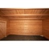 Gardy Shelter Garage bois Bois massif Marron 19.82m²
