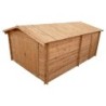Gardy Shelter Garage bois Bois massif Marron 20.35m²