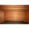 Gardy Shelter Garage bois Bois massif Marron 19.82m²