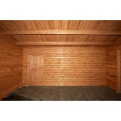 Gardy Shelter Garage bois Bois massif Marron 19.82m²