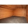 Gardy Shelter Garage bois Bois massif Marron 19.82m²