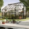 Vitavia Serre de jardin en verre Noir 8.3m²