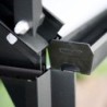Vitavia Serre de jardin en verre Noir 9.9m²