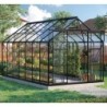 Vitavia Serre de jardin en verre Noir 11.5m²