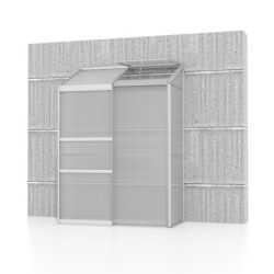 Vitavia Serre adossée Gris 0.9m²
