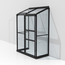 Vitavia Serre adossée Noir 0.9m²