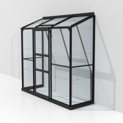 Vitavia Serre adossée Noir 1.3m²