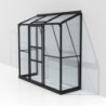 Vitavia Serre adossée Noir 1.3m²
