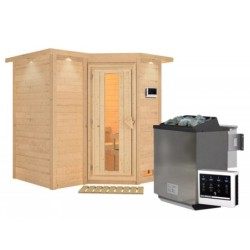 Karibu Sauna traditionnel Bois massif Naturel