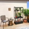 Vitavia Mini serre de jardin Noir 0.35m²