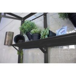 Vitavia Mini serre de jardin Noir 0.35m²