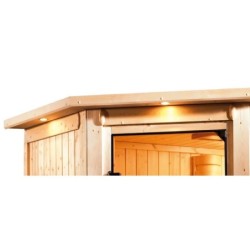 Karibu Sauna traditionnel Bois massif Naturel