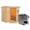 Karibu Sauna traditionnel Bois massif Naturel