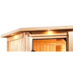 Karibu Sauna traditionnel Bois massif Naturel