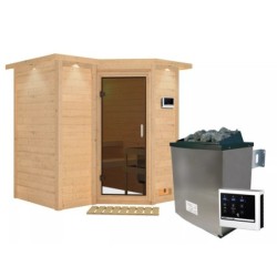 Karibu Sauna traditionnel Bois massif Naturel