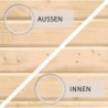 Karibu Sauna traditionnel Bois massif Naturel