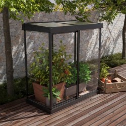 Canopia by Palram Serre de jardin en polycarbonate Noir 0.6m²