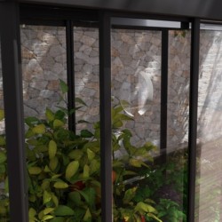 Canopia by Palram Serre de jardin en polycarbonate Noir 0.6m²