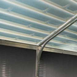 Canopia by Palram Abri de jardin résine Polycarbonate Gris 10.26m²