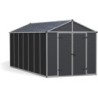 Canopia by Palram Abri de jardin résine Polycarbonate Gris 12m²