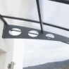 Canopia by Palram Marquise auvent Aluminium Noir 3.11m²